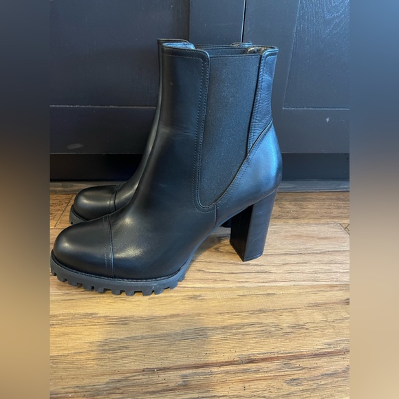 Stuart Weitzman black heeled booties NEVER WORN - Picture 2 of 4